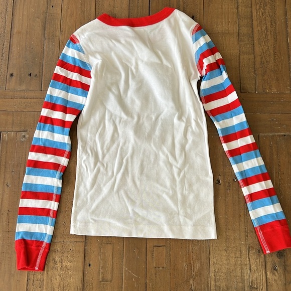 Hanna andersson Dr. Seuss Thing 1 Pajama Set - Red, Blue, White - Picture 4 of 13